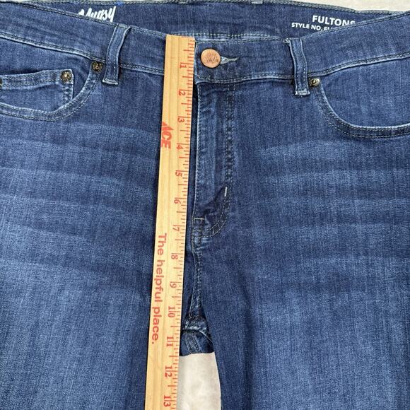 Men's Blue Straight Jeans - Picture 9 of 10